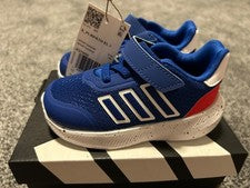 Adidas X PLRPATH EL I Niño Pequeño Talla 6 7 Zapatillas Zapatos - NUEVO Azul Blanco Rojo