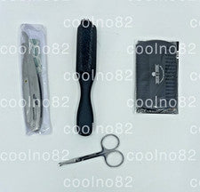 Nuevo Kit Profesional de Acicalamiento Facial - Maquinilla de Afeitar, Peine, Cepillo y Tijeras Regalo
