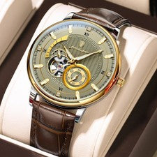 POEDAGAR deporte de lujo para hombre reloj impermeable brillante reloj...