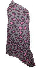 DAMENKLEID SOMMERKLEID OFF SHOULDER LEO PRINT RUBY R'OCKS Gr. S 36 (12) NEU