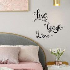 Amor Metal Arte de Pared Decoración Colgante de Pared para Hogar Oficina Sala Dormitorio
