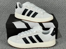 Adidas Grand Court Alpha 00s Blanco Negro Para hombres 11.5 Tenis Atlético Informal Zapatos