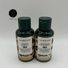The Body Shop Champú y Acondicionador de Karité 60 ml Juego de Cuidado del Cabello de Viaje