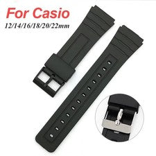 CORREA RELOJ CASIO MRW-200H PIEZA ORIGINAL 10393907 DISTRIBUIDOR AUTORIZADO NUEVO NEGRO