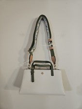 Mini bolso bandolera Tory Burch para mujer, crema