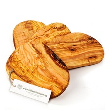 Juego de 4 tablas de hacer pan de madera de olivo en corte natural