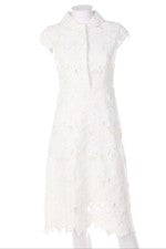 Vestido chicwish encaje XS blanco NUEVO