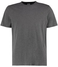 KIT PERSONALIZADO Camiseta de Algodón Gris Oscuro Calce Moda para Hombres NUEVA TALLA M ENVÍO GRATUITO REINO UNIDO