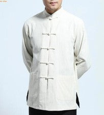 Camisa Para Hombre Ligera Transpirable Tradicional Kung Fu Estilo Chino Prendas para el torso Retro