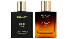 BellaVita Luxury Sigma Hombre (CEO Hombre y CABRA) Perfume Colonia para Hombre 2x100ml
