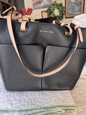 Michael Kors Bedford Mujer Cuero Negro Nuevo con Etiquetas