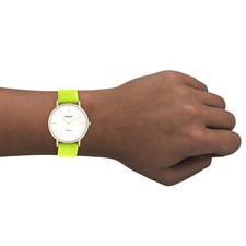 Oozoo Reloj de Pulsera Mujer Vintage Series C20305 Análogo Cuero Amarillo Verde