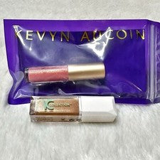 NUEVO paquete de lápiz labial líquido e iluminador líquido Kevyn Aucoin gemas fundidas YC