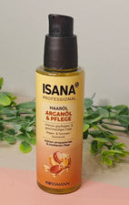 ISANA Profesional Argán Aceite y Cuidado del Cabello 100 ml Cabello Seco Dañado, Vegano