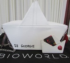 Portatarjetas Bandolera Stephen King IT SS Georgie Boat Bioworld Pennywise Nuevo con Etiquetas