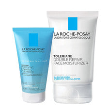 Toleriane Set Cuidado de la Piel, Hidratante Facial y Jabón Facial | Doble Reparación Facial Húmedo