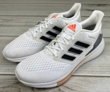 Adidas EQ21 Run Hombre Zapato Deportivo Correr Tenis 10.5 Blanco Entrenadores H00540