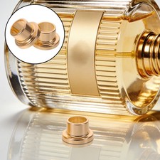 30 Pcs Replacement Bottle Collar Perfume Top Cap Metal Accessories