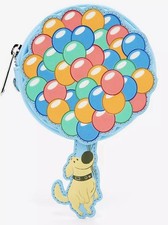 Bolso Bandolera Loungefly Disney Pixar Up Dug Balloons Nuevo sin Etiquetas