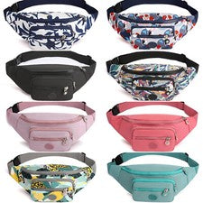 Mujeres Riñonera Cinturón Cintura Bolso Bandolera Hombro Viaje Deporte Bolsa Bolso