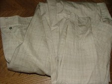 NUEVO WT BRAX FEEL GOOD 5 BOLSILLOS PANTALONES INFORMALES 44 X 32 ESTILO CHUCK BEIGE CUADROS #100