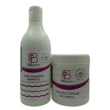 Bloom Hair Care Kit Champú Limpieza Profunda + Cirugía Capilar Sin Formol