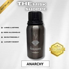 The Misk Shoppe ANARCHY Fragancia Duradera Attar Aceite Perfume Concentrado 100gm