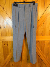 Pantalones estilo cargo de sarga gris para hombre J. Ferrar talla 34x34 nuevos con etiquetas (6652)
