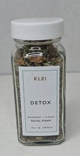 Tarro de cuidado de spa de vapor facial floral y menta verde 100 % natural Klei Detox 0,55 OZ