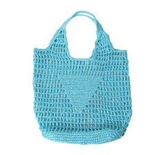 Moda de verano Bolsos de playa Mujer Bandolera Hueca Tejida a Mano Simple Weic4550