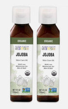 2x Aceite Natural para el Cuidado de la Piel Aura Cacia, Jojoba Equilibrante, 4 Onzas Líquidas