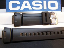 Correa de reloj Casio G-100, G101, G-200, G-2110, G-2300, G-2310 correa de resina negra