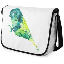 Bandolera juvenil Le Jardín con motivo de pájaro verde