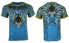 Camiseta para hombre Archaic by Affliction Die Alone Biker Tattoo, S-5XL