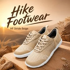 Calzado de Senderismo HF Stride Ergo Zapato Descalzo Unisex Talla M 12 W 14 EU 45 Beige