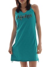 Vestido Brunotti vestido de verano vestido camisero Iairosa verde letras