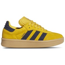 Adidas Originales Samba XLG Hombre Retro Cuero Zapatilla - Dorado/Índigo/Advertencia Vainilla
