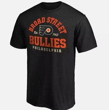 Camiseta negra Broad Street Bullies Philadelphia Flyers Retro Est 1967 equipo de hockey