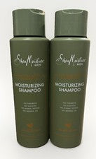 Champú hidratante con aceite de mafura de manteca de karité cruda SheaMoisture para hombres 13 oz paquete de 2 NUEVO