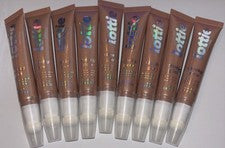 (9) Varita iluminadora líquida Lottie Cheeky Glow 0,47 fl oz sellada MELOCOTÓN BELLINI