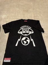Camiseta Kid Cudi Members of the Rage Super Human para hombre talla XL negra blanca OVNI