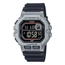 Casio WS-1400H-1BV 100M WR Alarma Retroiluminación LED Cronómetro Doble Hora Temporizador Deportivo