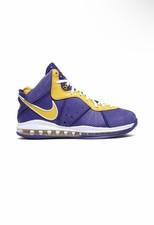 NUEVO Nike LeBron VIII QS Lakers Home Away Retro 8 King RARO DC8380-500 Talla 12