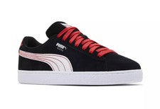 Zapatos informales PUMA de gamuza para hombre Miles Morales AM - negros/rojos