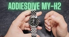 Orologio Automatico 39mm Addiesdive Quadrante Nero/Blu