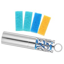 Colgante de acero Stailess botella de perfume gota aceite collar fragancia