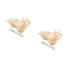 2 Pack Diy-hautpflege-mischset Gesichtsmaske Spatel Schönheitssalonbedarf