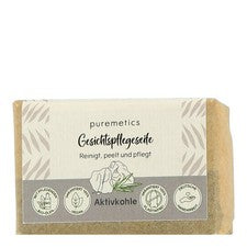 puremetics Jabones Naturales Cuidado Facial Jabón Carbón Activo 75g
