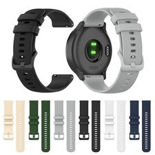 Correa de reloj de repuesto de goma de silicona premium de 18 mm 20 mm 22 mm 2 piezas