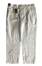 Pantalones chinos 40X32 Club Room para hombre color tostado claro caqui 100 % algodón estilo clásico nuevos con etiqueta